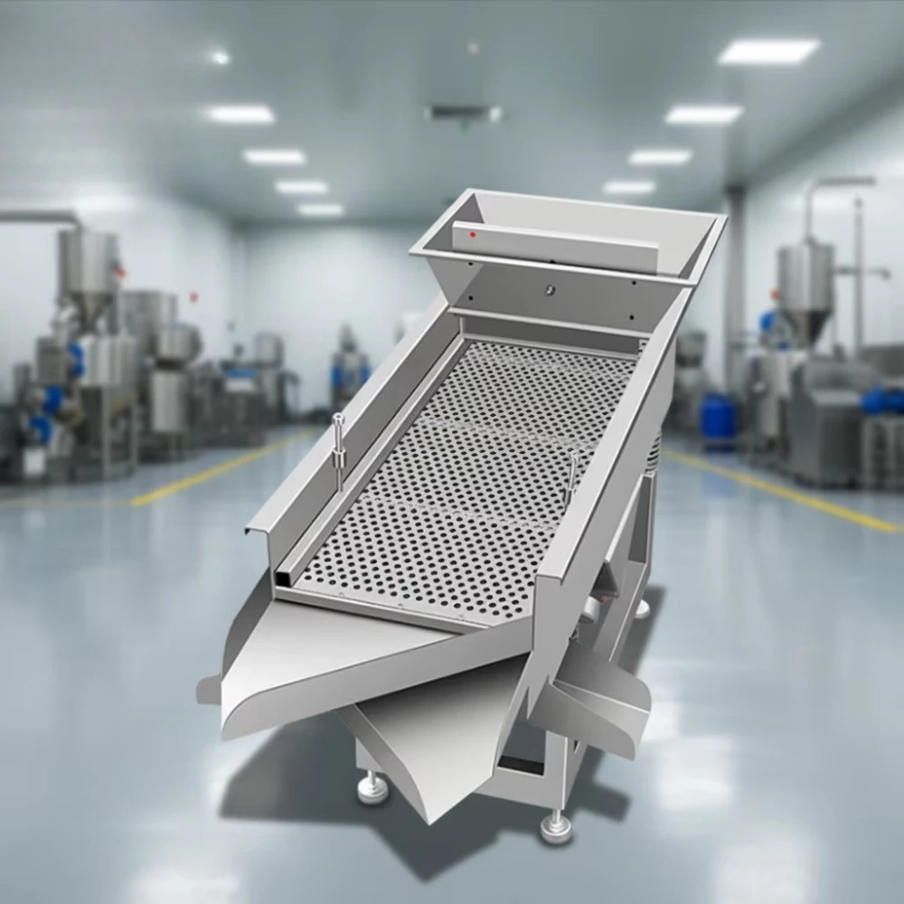 Large Capacity High Output Stainless  Sifter Separator Stone Vibrating Sieve Separator  for Construction Industry