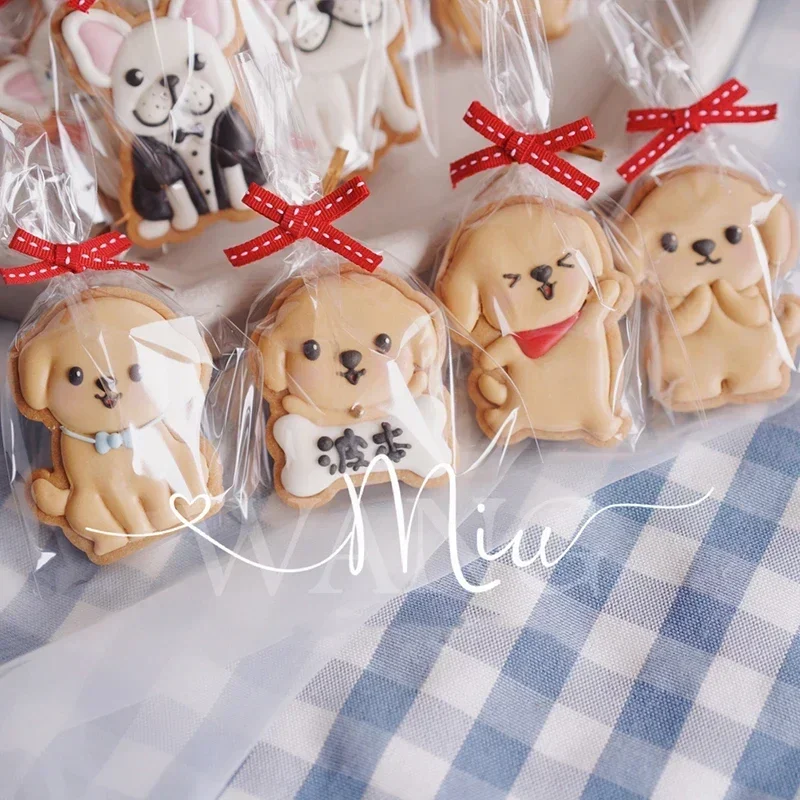 Cartoon Puppy Cookie Embosser Mold Cute Animal Chick Cat Fondant Frosting Biscuit Molds Cake Decorating Tools Bakery Accessories