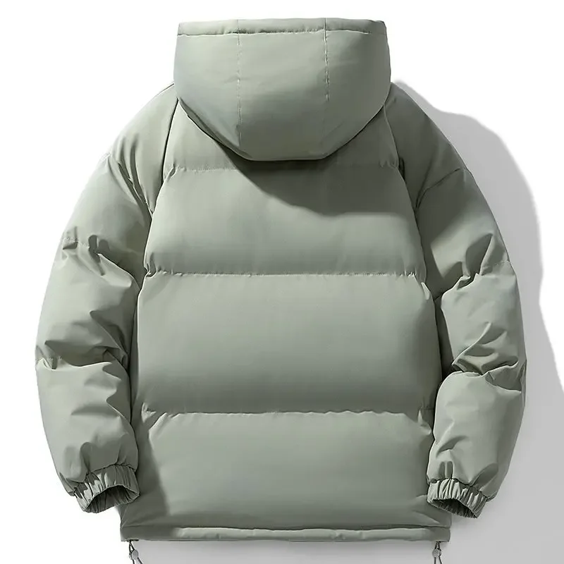 سترة قطن بقلنسوة قابلة للفصل مقاس كبير للرجال بياقة واقفة 2025 ملابس خارجية شتوية جديدة ملابس شتوية للزوجين الأكثر مبيعًا... #2