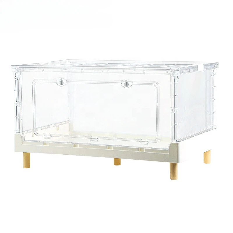 

Wholesale 70cm Acrylic Transparent Foldable Guinea Pig Hamster Cage Landscape Indoor Cage With Disassembled Roof Top