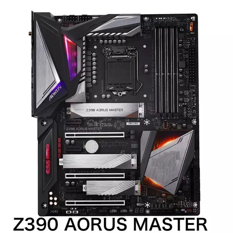 Материнская плата для Gigabyte Z390 AORUS MASTER LGA 1151 DDR4 ATX, материнская плата на 100% протестирована, полностью работает, бесплатная доставка