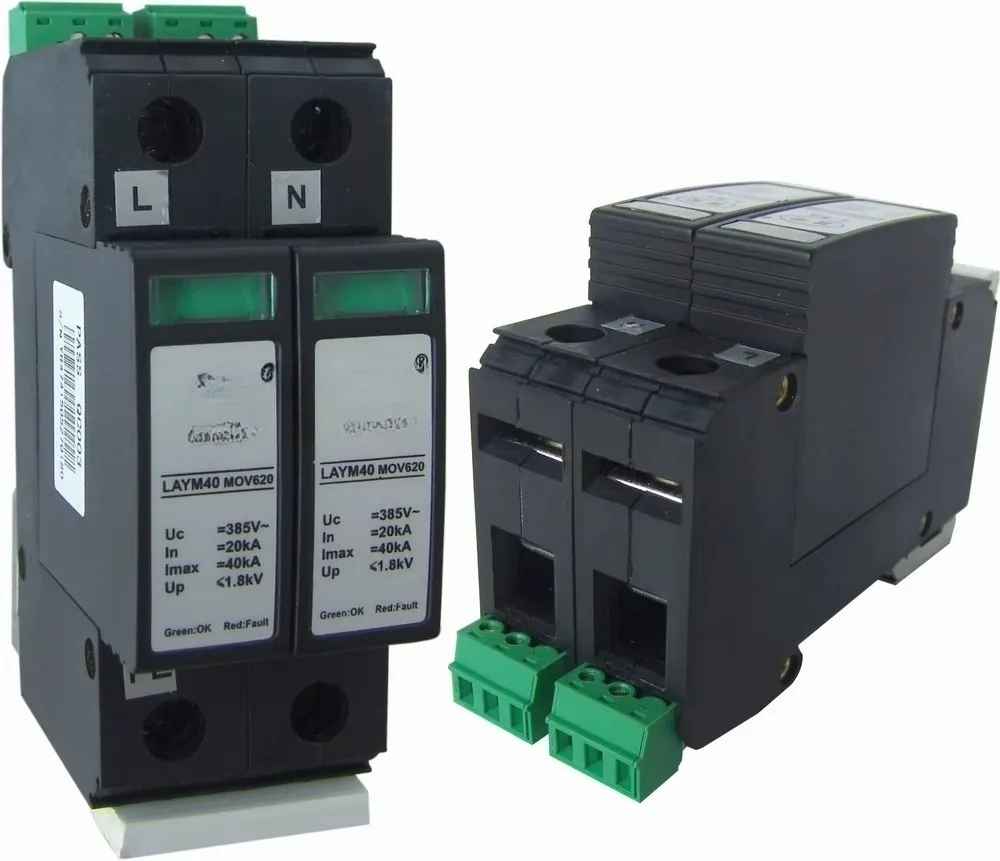 220V 40ka 2P Surge Protection Device SPD