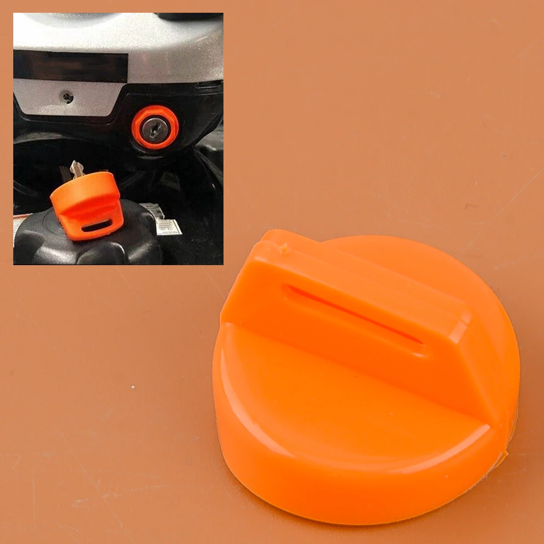

Silicone Orange Ignition Key Cover Cap 5433534 Fit For Polaris Scrambler RZR Trail Boss Xpress ACE Sportsman Yamaha G29 5431964