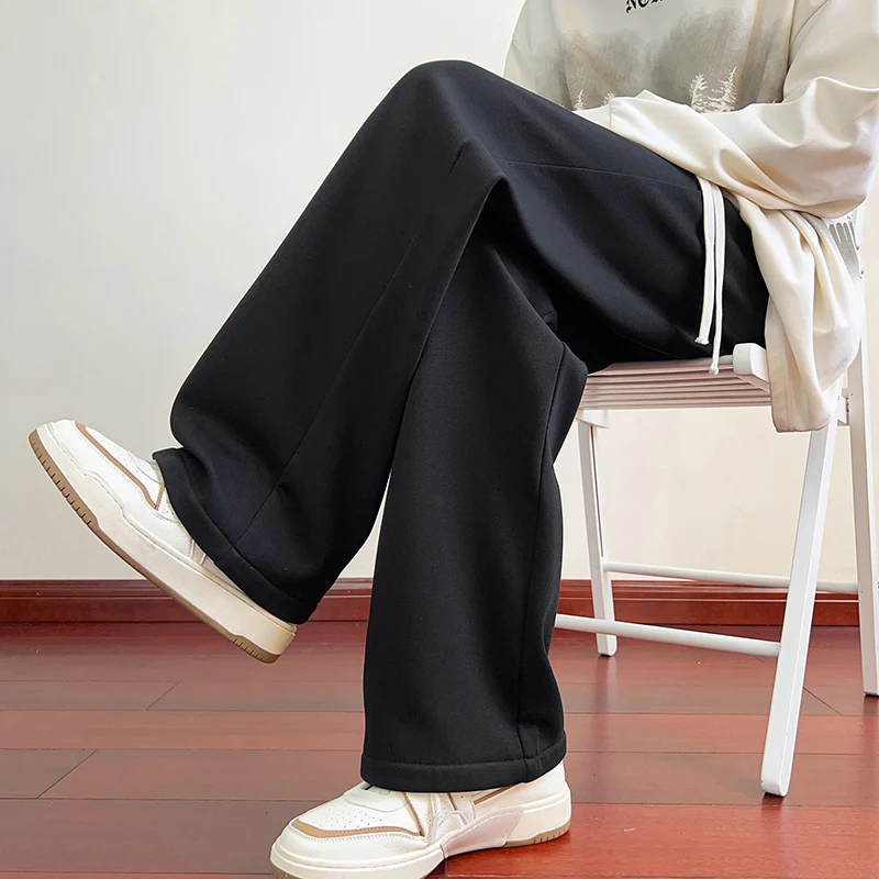 جديد الرجال الرياضة الترفيه السراويل العصرية في الهواء الطلق عالية الجودة مريحة تنوعا المألوف والعصرية السراويل الساق المستقيمة