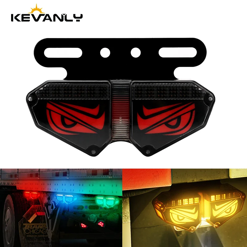 

1/2 PCS Truck LED Running Demon Eyes Light 12-24V Clearance Lamp Side Marker Lights Waterproof Driving Safety Lamp Warming Lamp