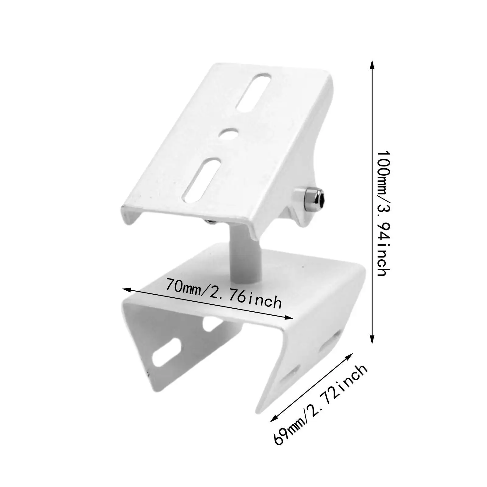 Security Camera Pole Mounting Bracket, Universal Joint Bracket, Cabeça de Duckbill estável e resistente para câmeras de segurança, interior e exterior