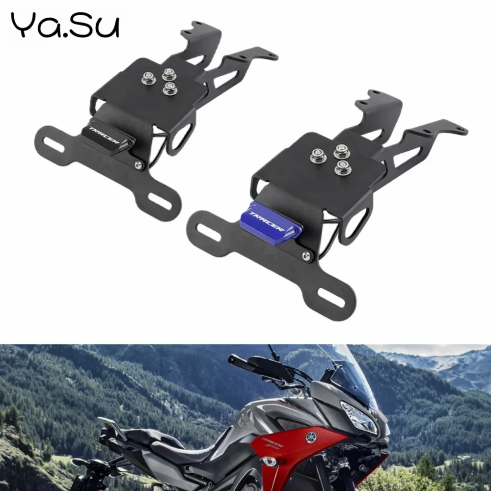 

Motorcycle Number License Plate Bracket LED Light for Yamaha FJ-09 MT-09 Tracer 900 /GT 700 /GT MT-07 Tracer
