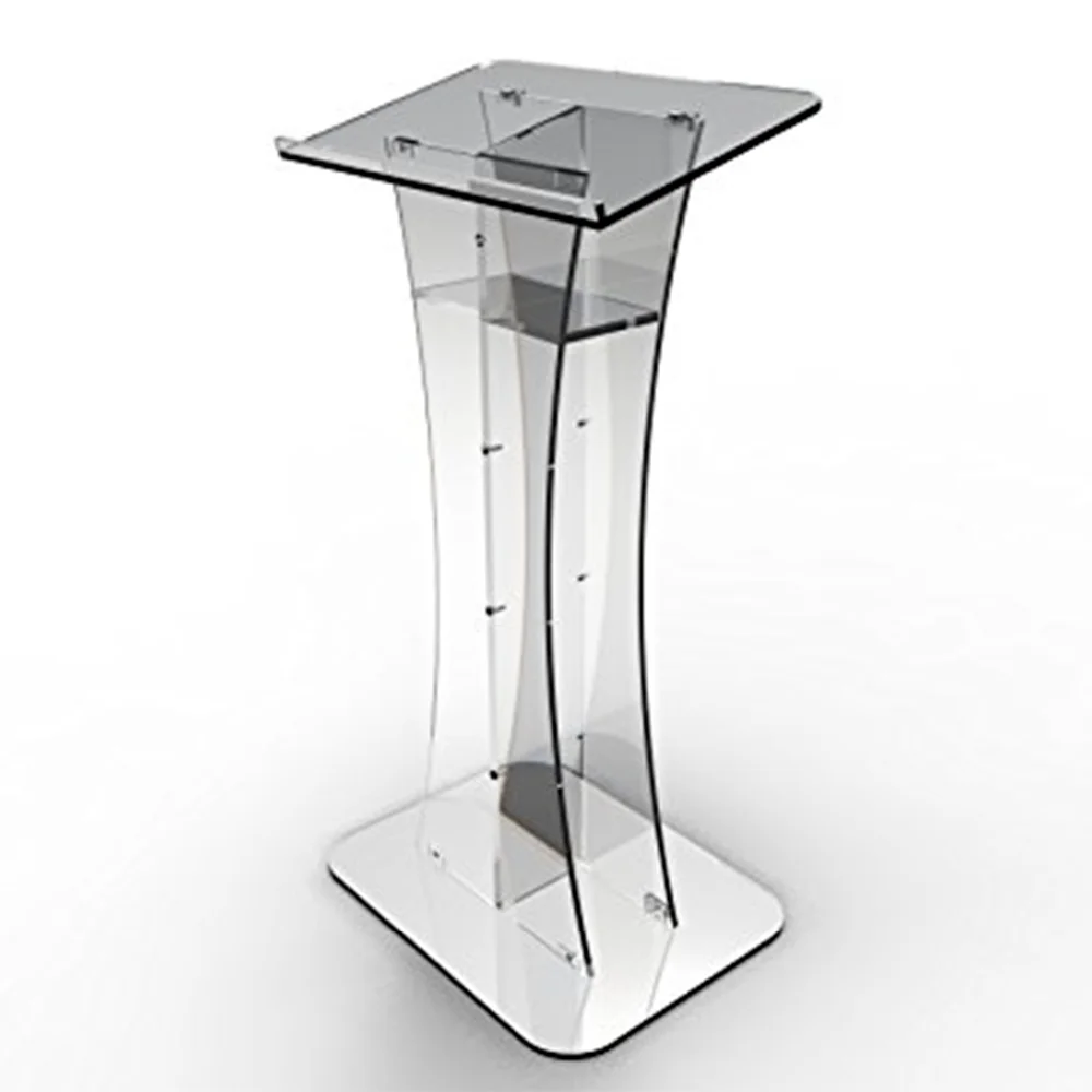 

Plexiglass Acrylic Podium Clear Lectern Church Pulpit
