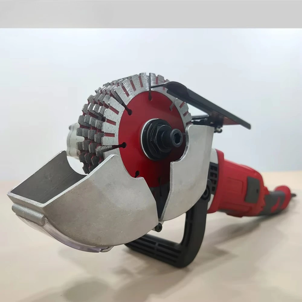 5 Blades Concrete Slotting Dust Free Water and Electricity Installation Artifact Pipeline Line Wall Cutting Machine