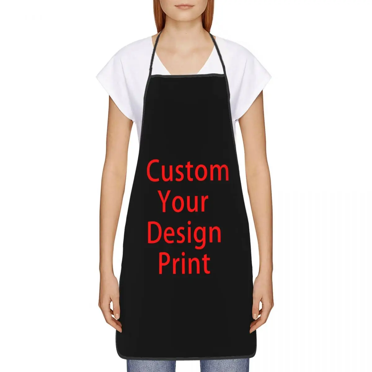 عرف المئزر التصميم الخاص بك للرجال والنساء مخصص مطبوعة الكبار للجنسين المطبخ الشيف مريلة Tablier المطبخ الطبخ الخبز اللوحة #2