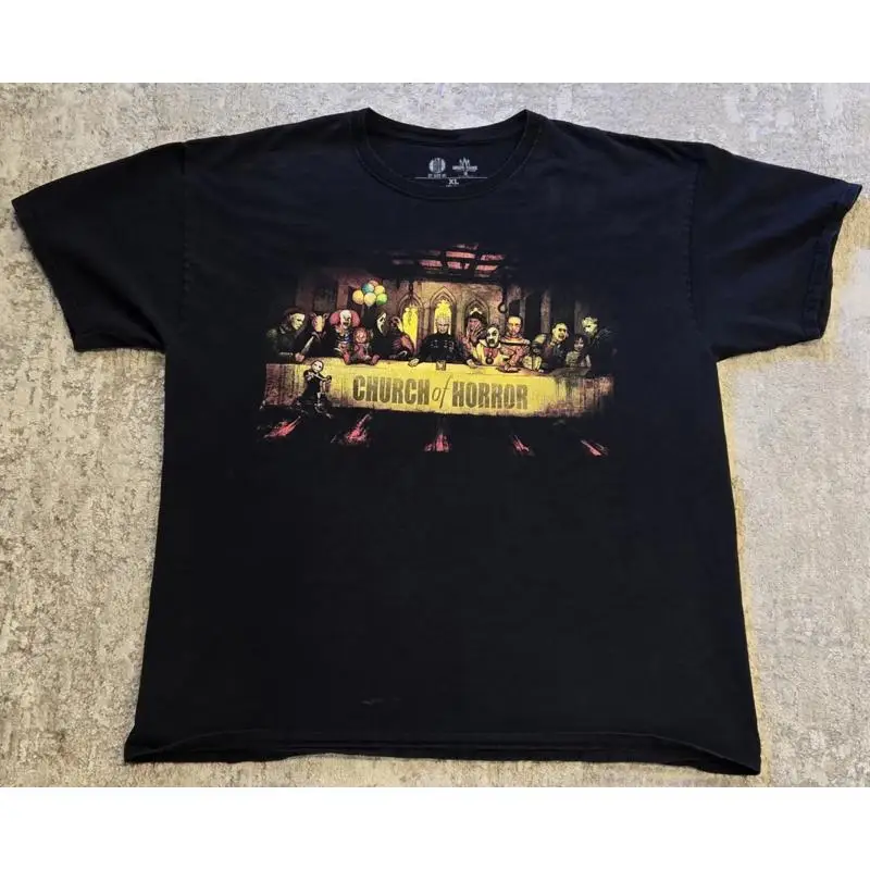 

Church Of Horror Xl T Shirt Black Last Supper
