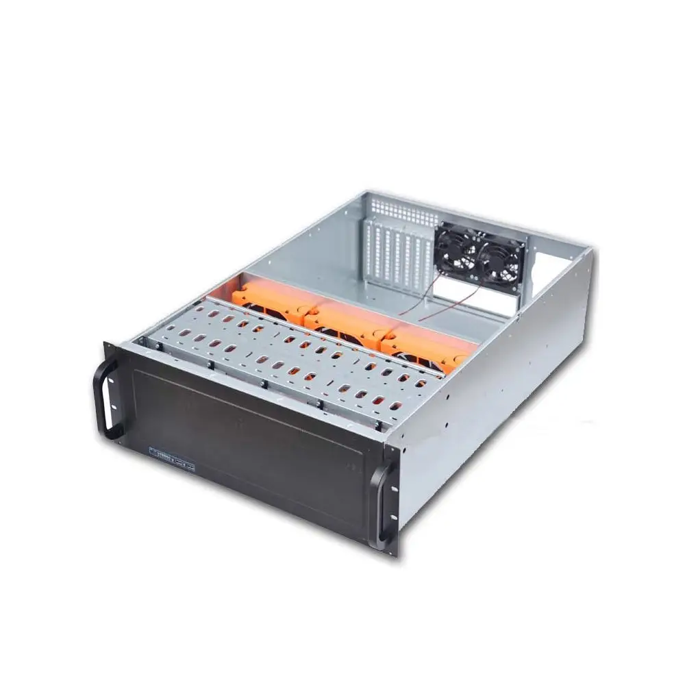 

4U Industrial Rack Mount Case 480MM Depth Support 15HDD Storage Server Chassis IPFS Server Max Install 12x13 inch Motherobard