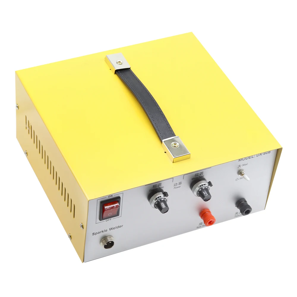 1pc DX-808 Pulse Spot Welder Gold Silver Platinum etc. Jewelry Welding Machine+Handheld Pulse spot welding handles