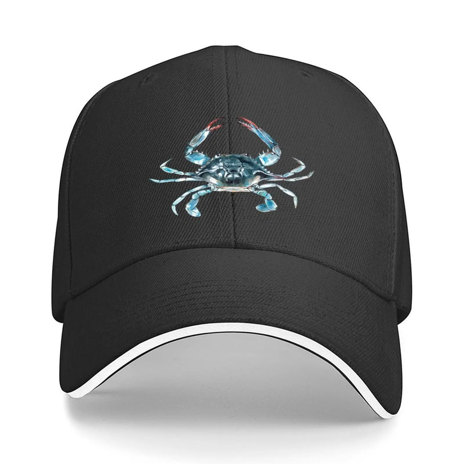 

Blue Crab Portrait Baseball Cap Fishing cap Luxury Brand designer cap Visor For Women 2025 Men's