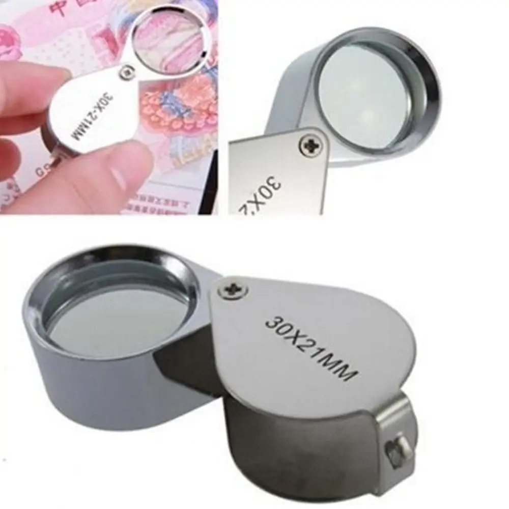 Hot Jewelers Good Quality Magnifier Triplet Diamond 30X Glass Glass Loop Eye Loupe Jewelry Loupe Loop Magnifying