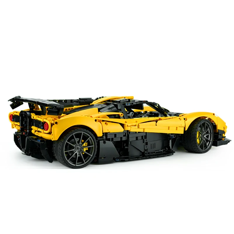 Imaginative MOC-215951 New Speed Sports Car Racing Coupe Vehicle 1:8 Model Building Block Assembly DIY Toys Christmas Gifts Kids view 3