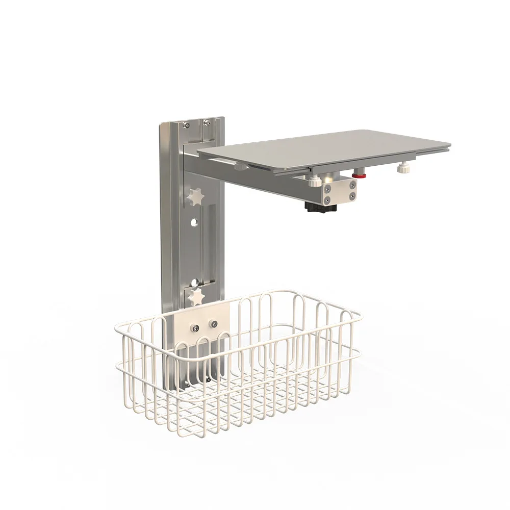 Medical Furniture Aluminum Alloy Wall Mount Stand Patient Monitor Wall Mount with Bracket