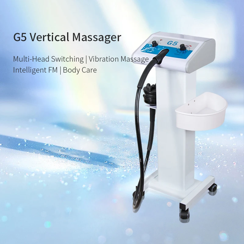 Machine de Massage vibrante G5, masseur musculaire amincissant, appareil corporel pour perte de poids avec support de chariot, retrait façonnage, utilisé à la maison