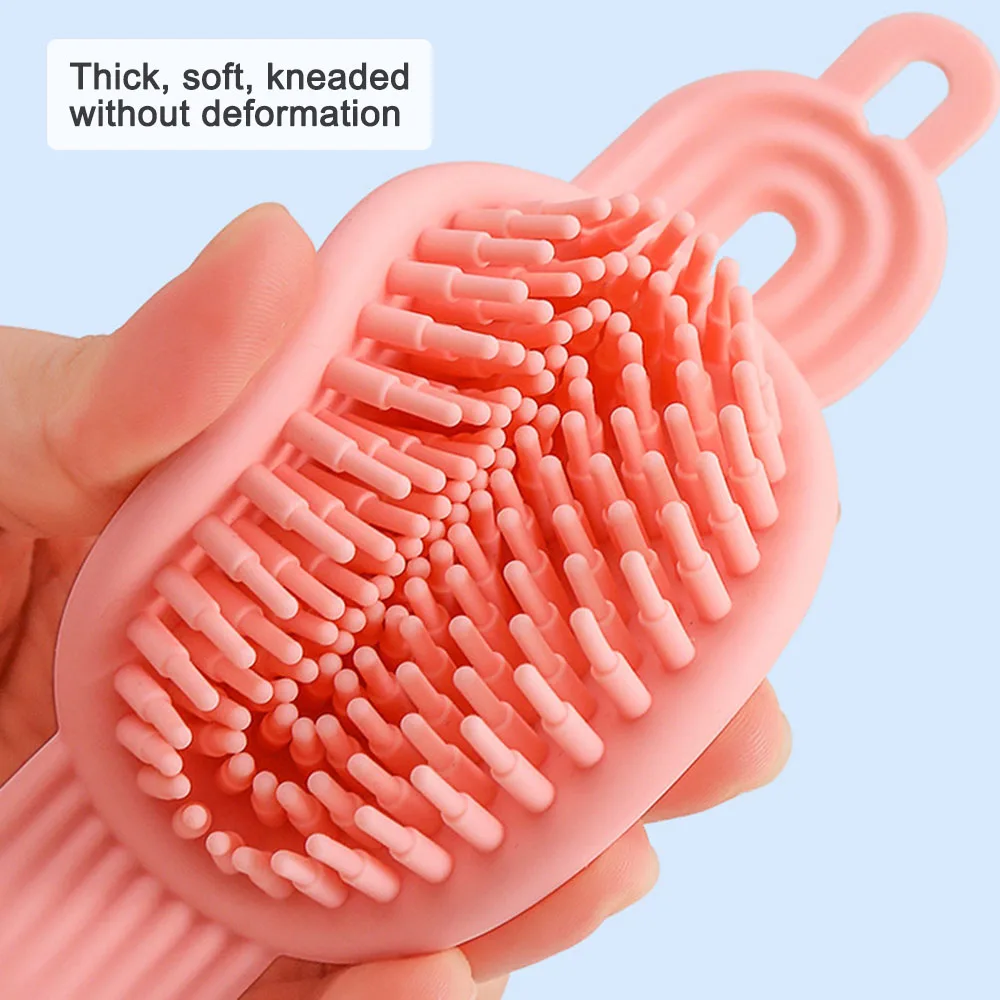 Hair Massager Round Shape Brush Multifunctional Wet Dry Shampoo Comb For Women Men