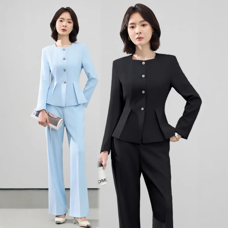 

High-end Women's Suit Set2025New Workplace Elegant Goddess Style Fashion Professional Suit Formal Workwear