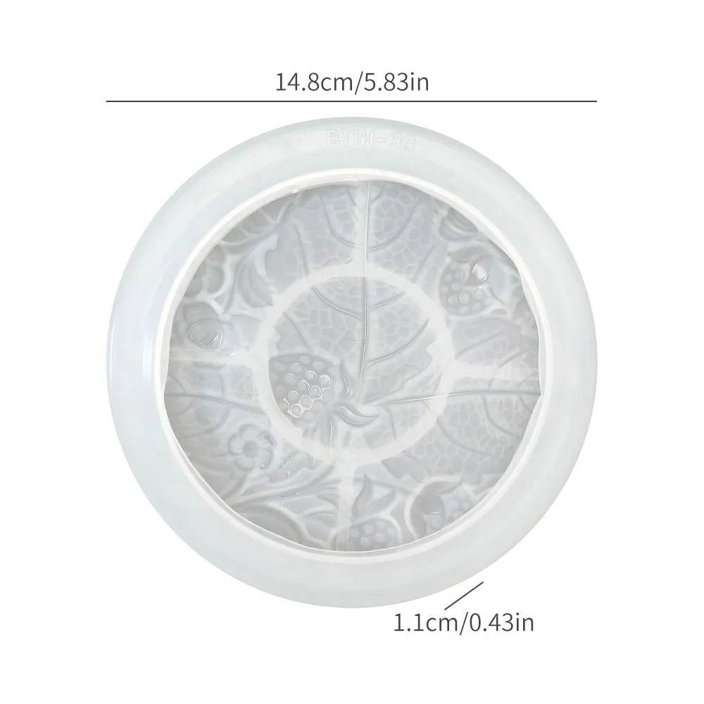 

New Embossed Pattern Bunny Tray Mold 3D Design DIY Resin Molds Eco-Friendly Reusable Cake Tray Mold Home Decor