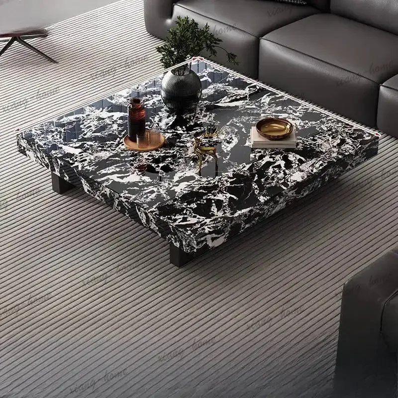 Factory Direct Unique Italian Coffee Table Designer Italian Small Minimalist Center Coffee Table Luxury White Meuble Salon Furni
