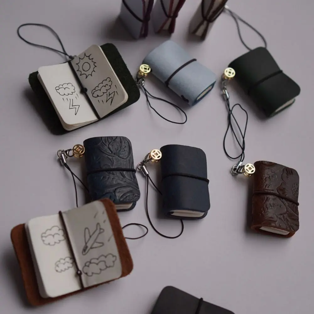 Replaceable 32 Sheets Mini Notebook Handbook Sketchbook Ultra-small Pocketbook Loose-leaf Tiny Notepad Hand Account