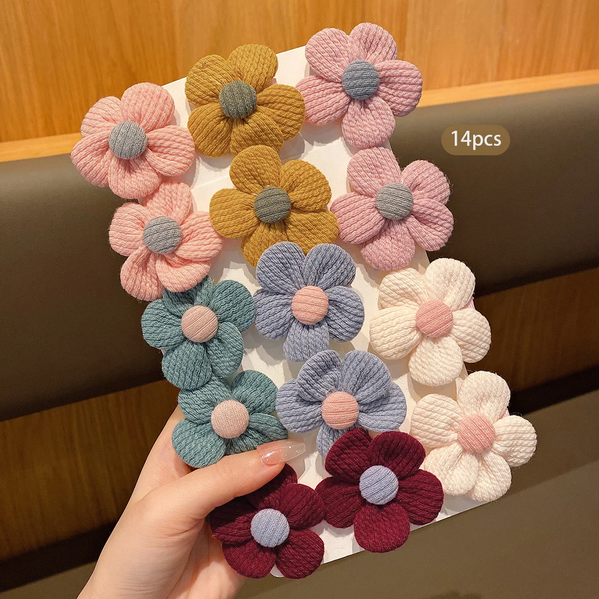 14 Fabric Flower Ha… - image