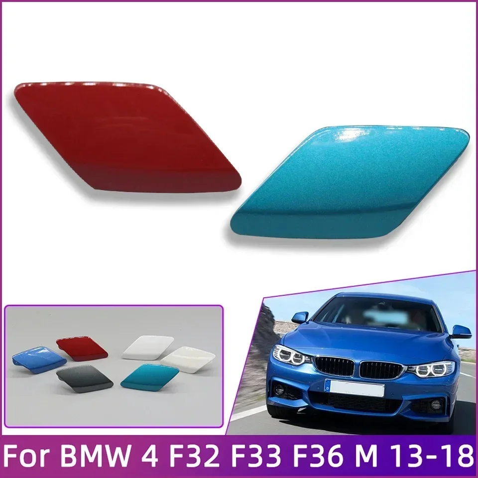 Headlight Washer Nozzle Cover Shell Lid Cap For BMW 4 M-Sport F32 Coupe F33 Convertible F36 Gran Coupe 2014 2015 2016 2017 2018