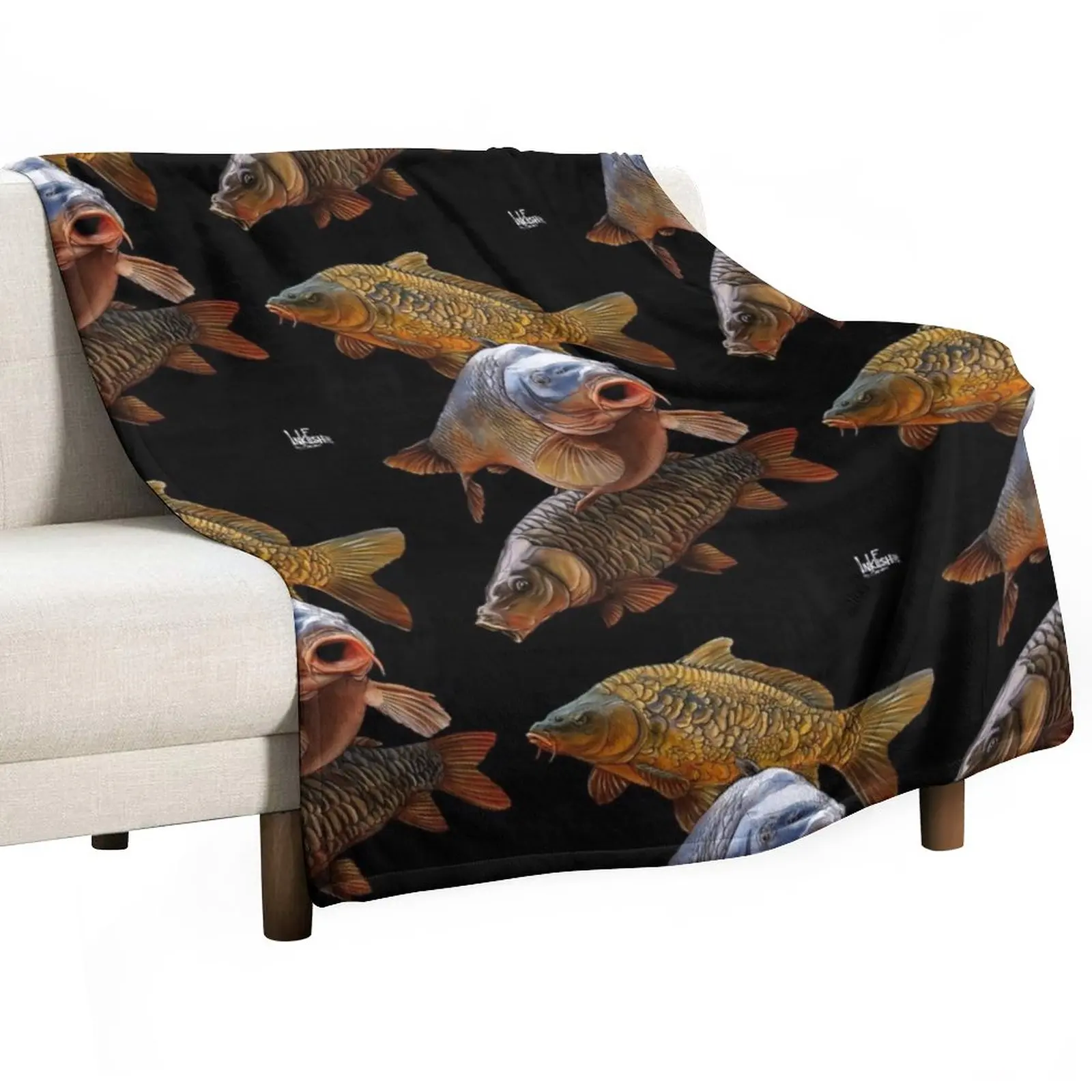 Carp gang 1 Throw Blanket Thermal Blankets For Travel Blankets Sofas Of Decoration Sofa Blankets