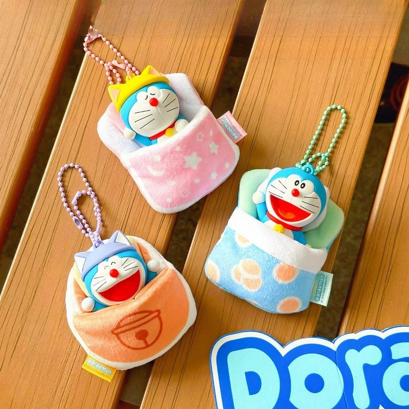 Doraemon Creative Pendant Bags Cute Keychains Accessories Backpacks Hanging Jewelry Key Charm Decorations Girls Gifts Toys