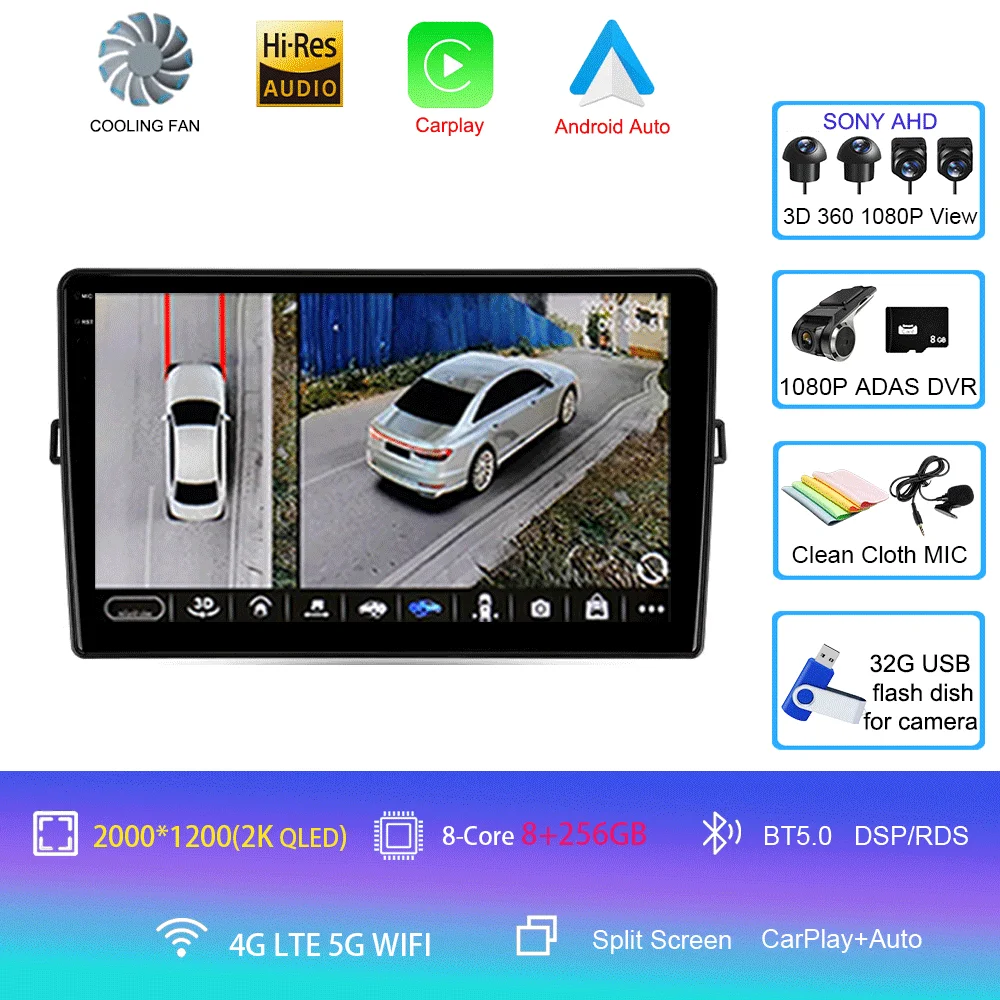 Variant: 8G 256G DVR 360 2K