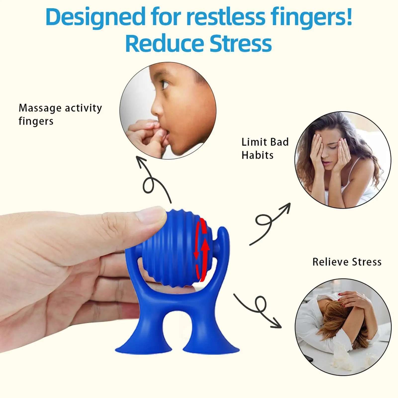 Zabawki do kąpieli na przyssawkach 2 sztuki Obrotowe sensoryczne zabawki antystresowe Teksturowane zabawki sensoryczne dla dzieci i nastolatków do wanny, na stół, do domu i podróży