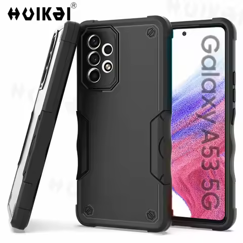 Heavy Duty Cover For Samsung Galaxy A54 5G A73 A14 A53 A22 A13 M32 M53 M51 S22 Ultra S21 FE Military-Grade Protection Armor Case