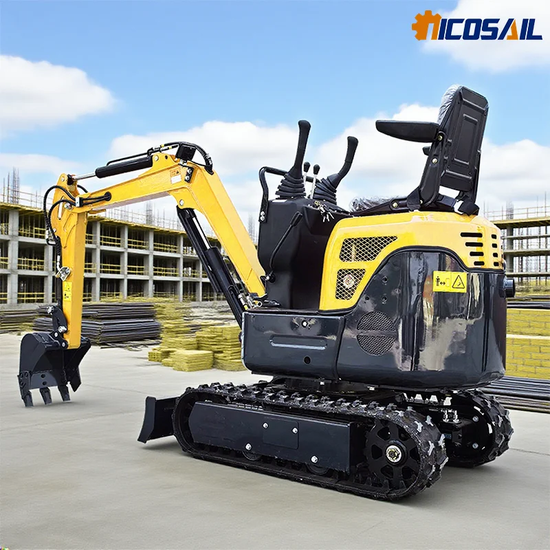 

Customized 1.0 ton Home Garden Use Excavator High Quality Mini Bagger CE/EPA Digging Tool