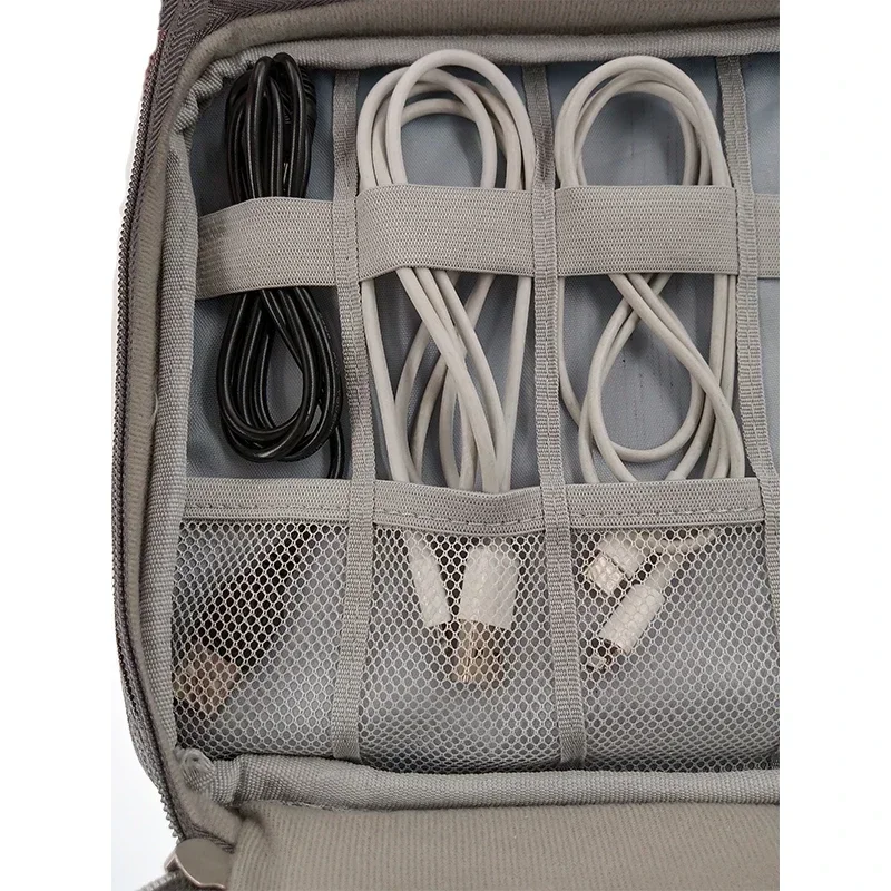 Cable Storage Bag Waterproof Digital Electronic Organizer Portable USB Data Line Charger Plug Storage Bag Travel Cable Organizer