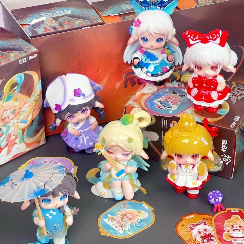 

TOPTOY Ruby Collection Series Blind Box Trendy Toys Chinese-style Ornaments Intangible Cultural Heritage Toys Mystery Box Gifts