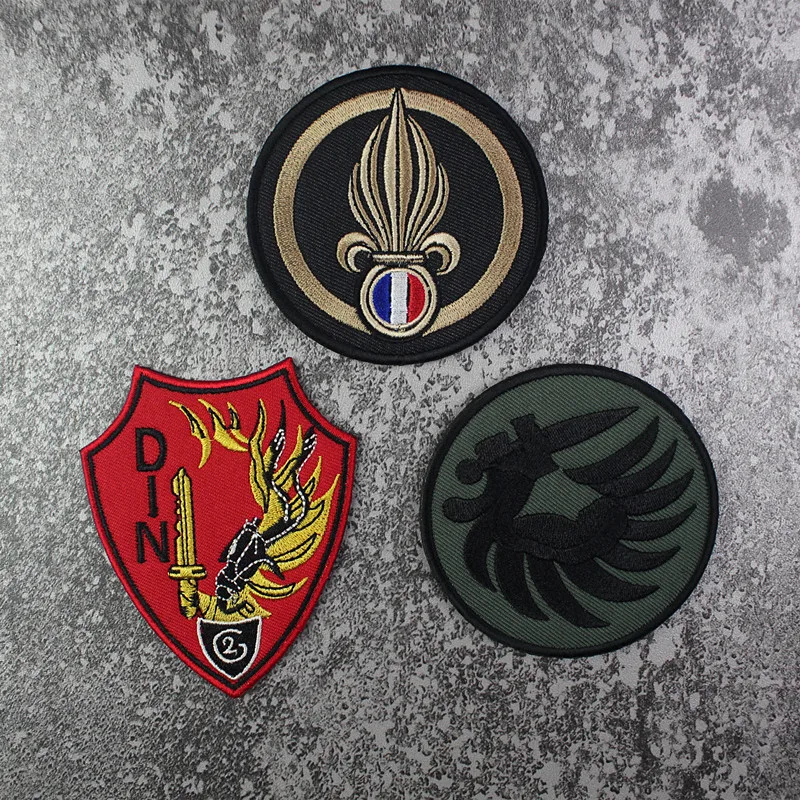 Parche bordado Legión Francesa – Insignia militar mochila chaqueta - imagen 5