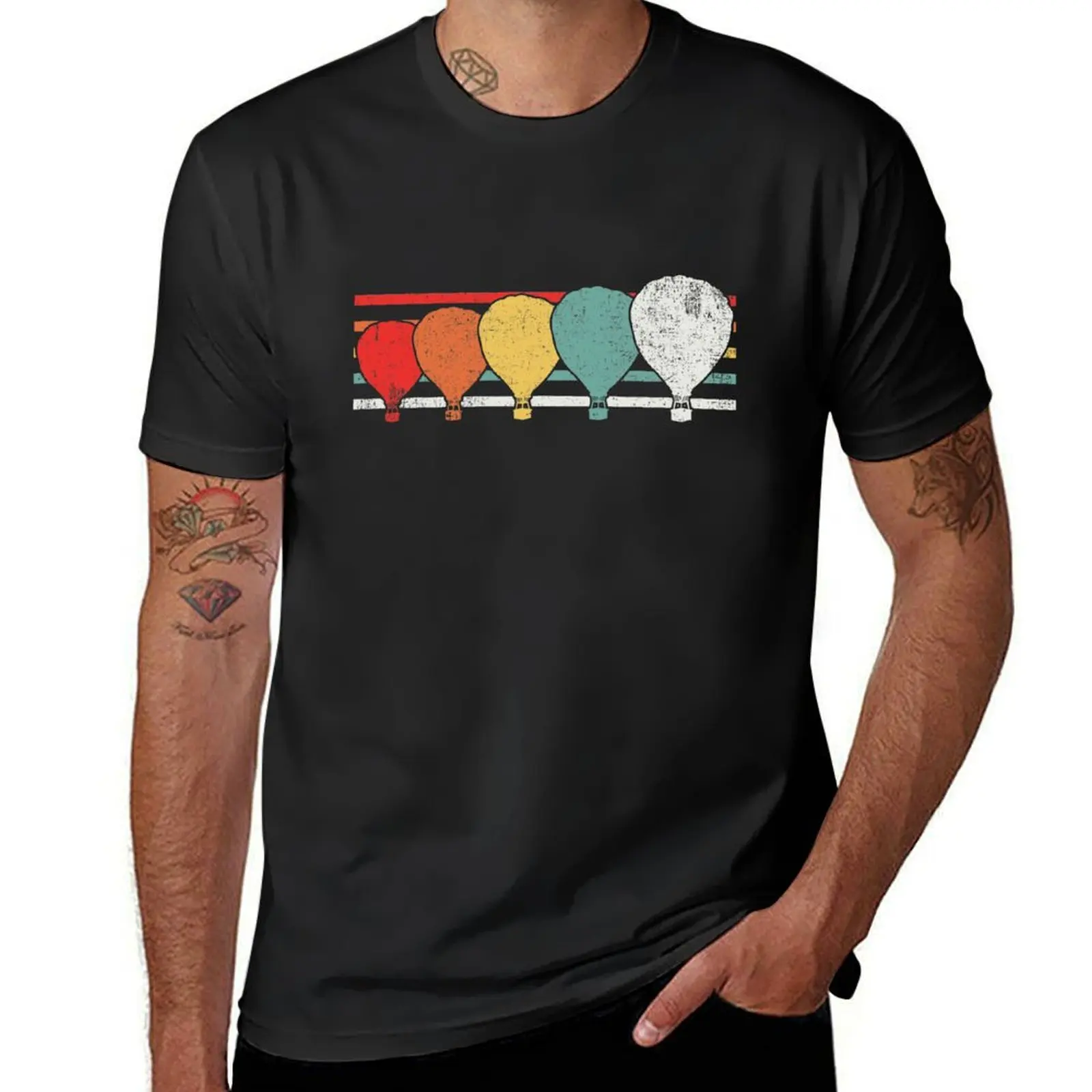 Hot Air Balloon Ballooning Balloonist T-Shirt anime tees sports fans customs design your own mens graphic t-shirts hip hop