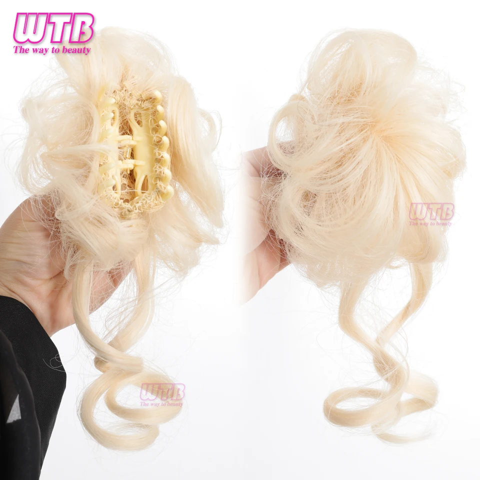 Synthetic Wig Princess Cut Double Chignon Lolita Wig with Bangs Wig Girl Cute Blonde Cosplay Halloween Harajuku Wig