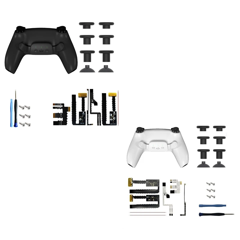 

T23C Back Button For PS5 Controller With Joystick Button Kit Redesigned Shell Programable Rise Remap For PS5 BDM010/020/030