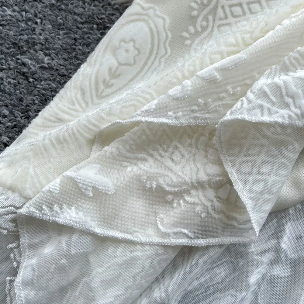 Abito a tubino diviso con volant sexy vintage chic Elegante fata moda coreana Boho Vestito estivo abbigliamento donna Abito lungo