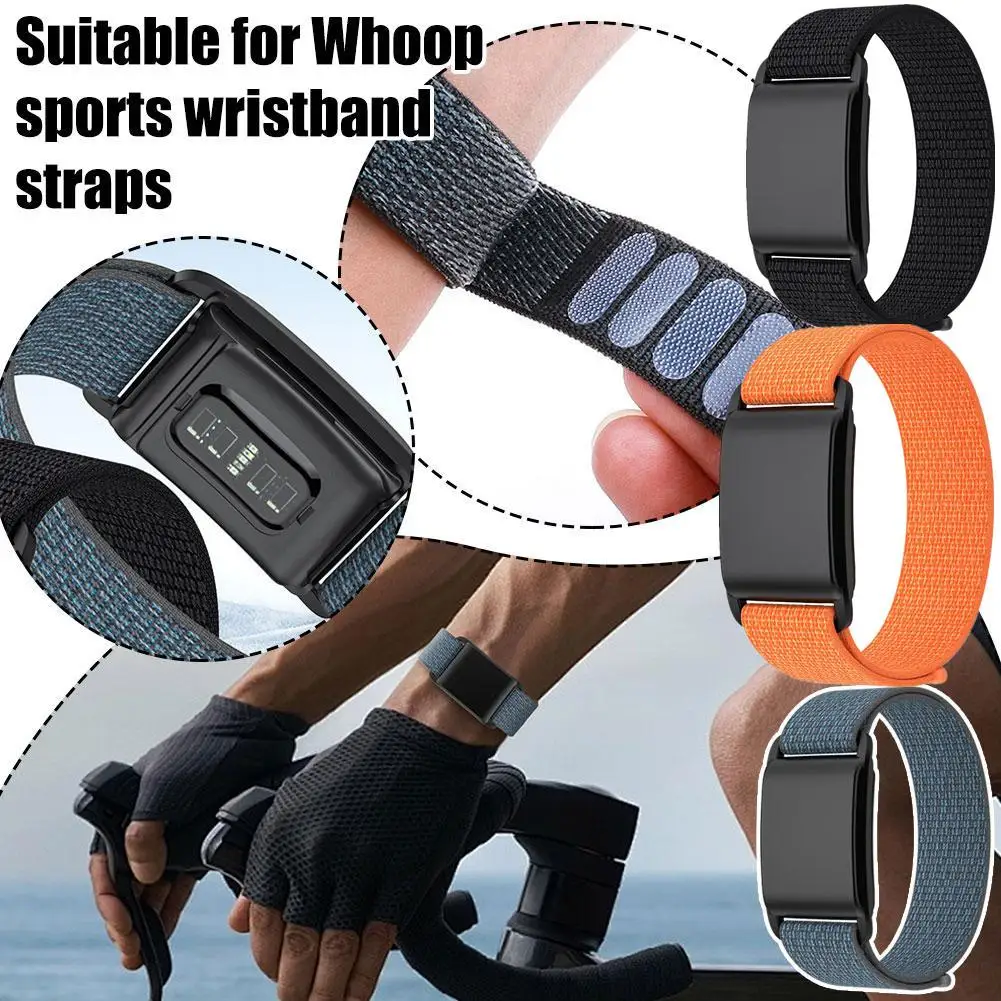 Breathable Nylon Watch Bands Replacement Strap Band Compatible For  Whoop Sports Bracelet Heart Rate Monitor Wristband