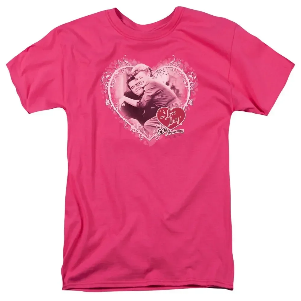I Love Lucy Happy Anniversary Hot Pink T Shirt