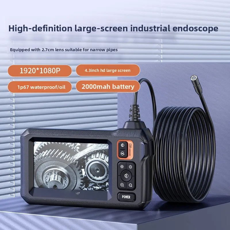 

1 Meter 5 Meters 10 Meters 1080Pwifi Endoscope, Industrial Automobile Pipe Repair Endoscope High Definition 1080P