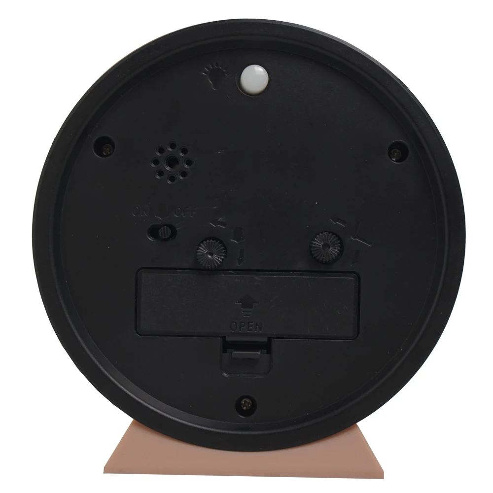 1pc simple metal small alarm clock creative bedside clock desktop mute student clock