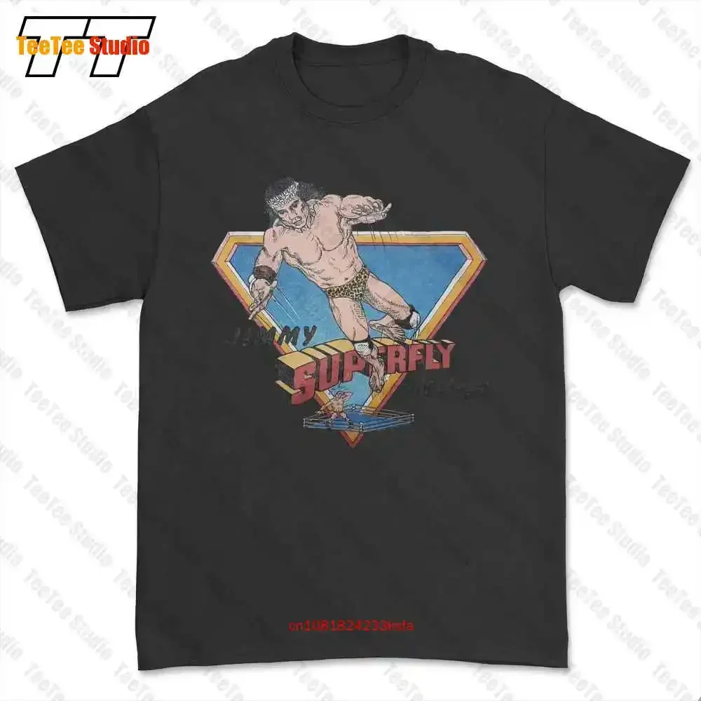Jimmy Superfly Snuka Retro Wrestling T-shirt Tee QACV