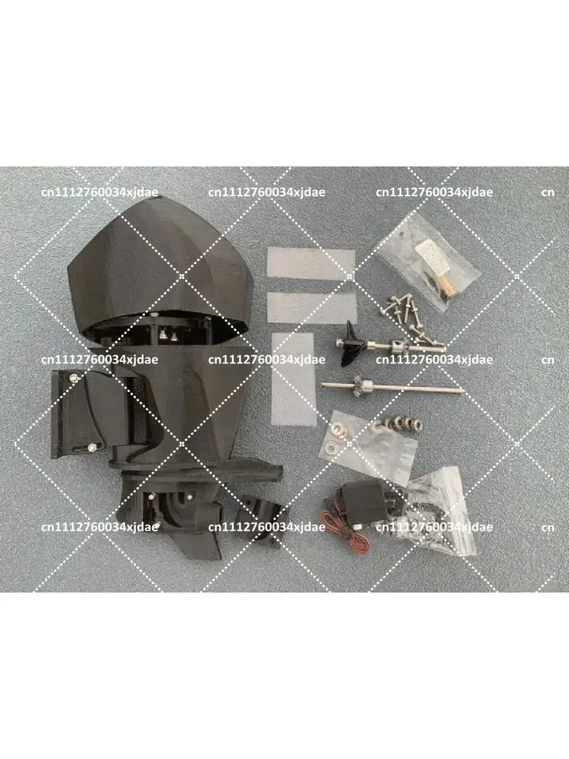 RC Boat Model Outboard Engine Twin Propeller Transmission for Remote Control Simulation Boat Power