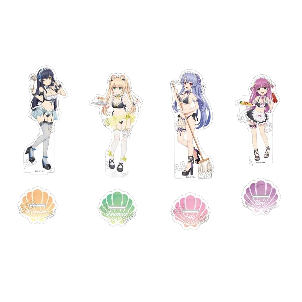 Llavero acrílico de 15 cm con soporte “Hamidashi Creative” de anime 'Izumi Chie&Amaya Rei', adorno de escritorio, regalo.