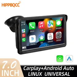 HIPPBQCC Car Radio Wireless CarPlay Android Auto Multimedia Video Player 7